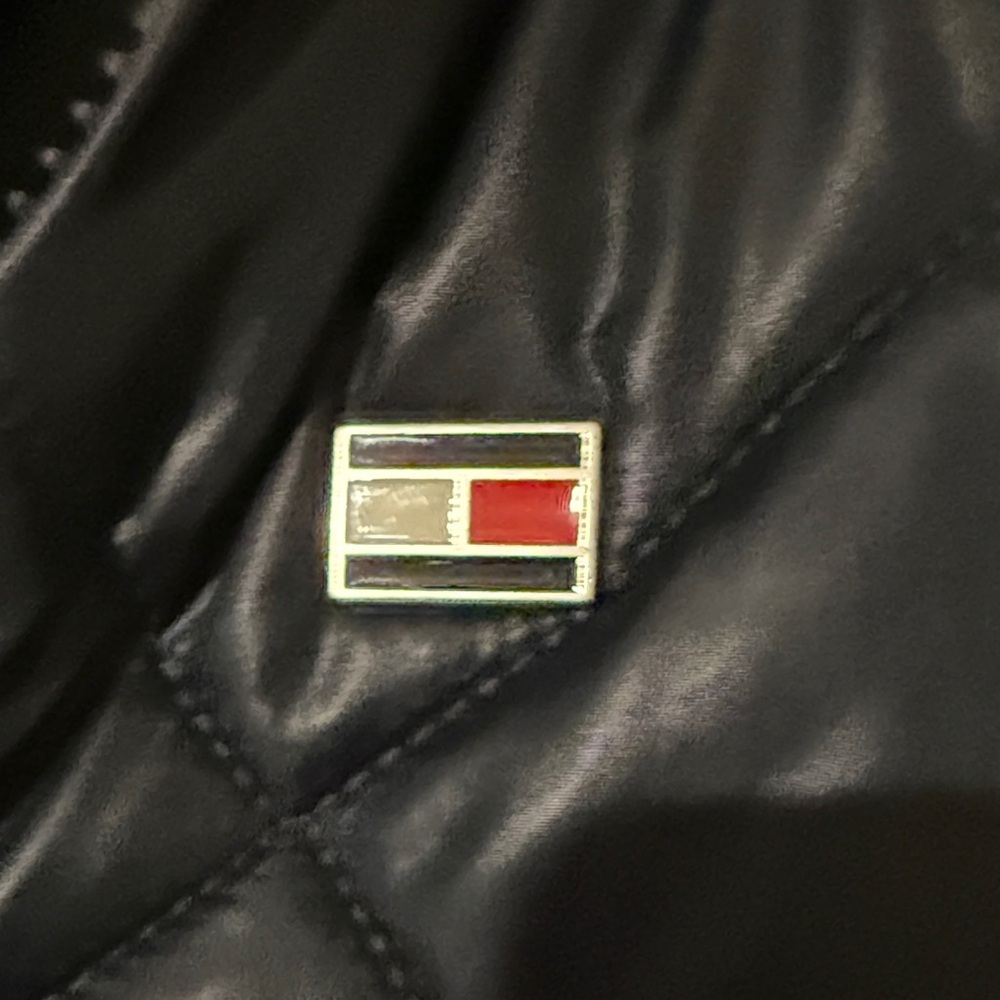 Tommy Hilfiger Girls Navy Puffer Jacket - Picture 5 of 9